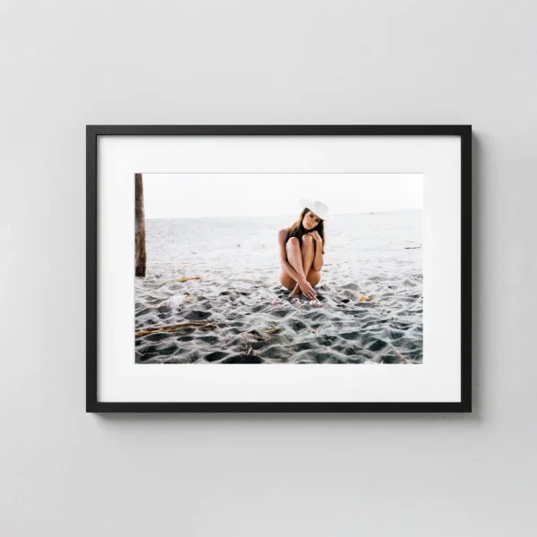Raquel Welch On The Beach 1960 Nude Photography Print