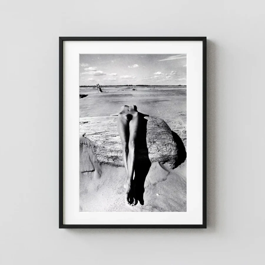 Reclining Nude Number 9 Circa 1963 displayed as a framed wall mockup