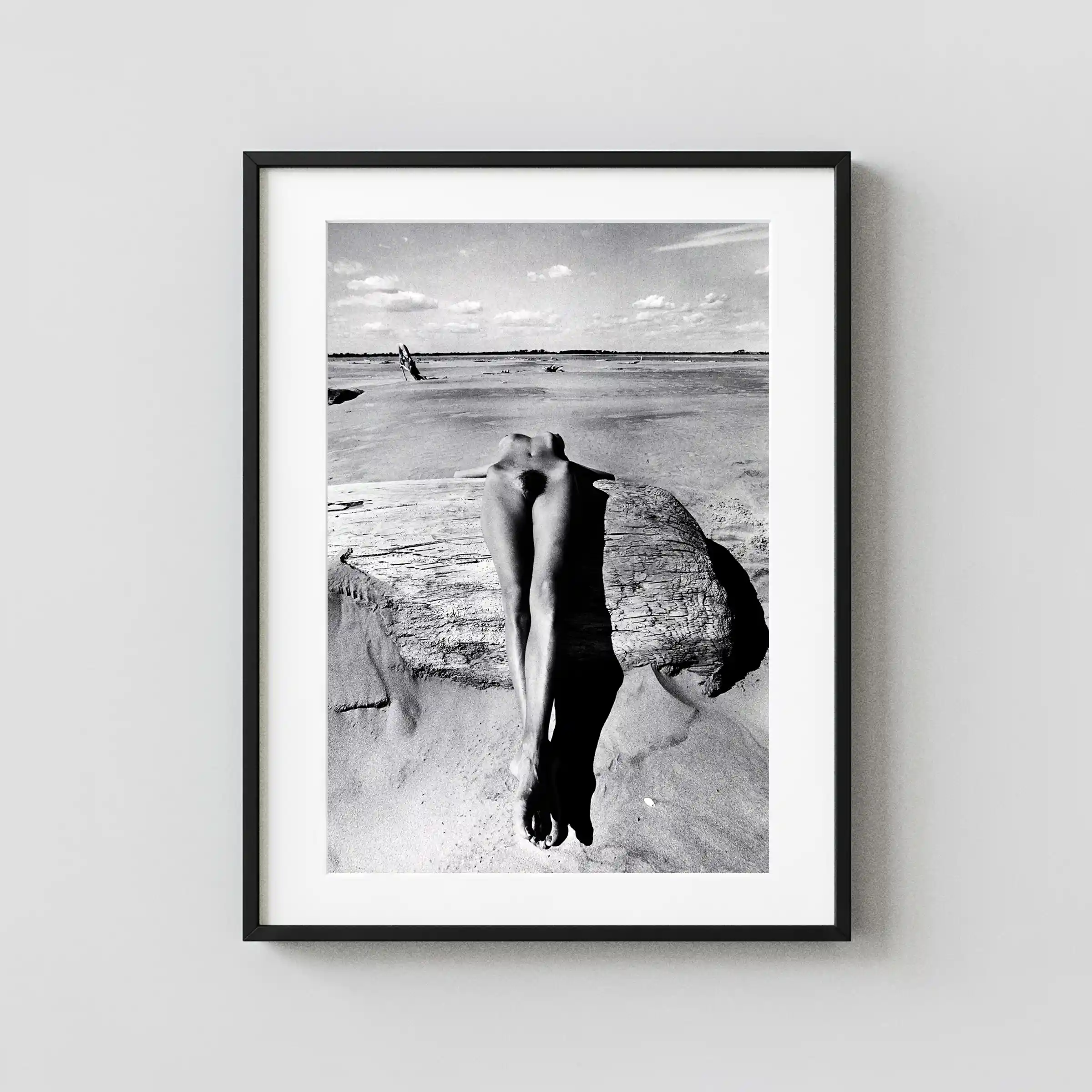 Reclining Nude Number 9 Circa 1963 displayed as a framed wall mockup