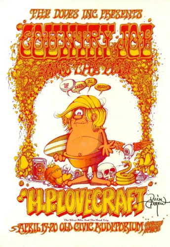 Rick Griffin "Murph the Surf" 1969 Hawaiian Concert Poster