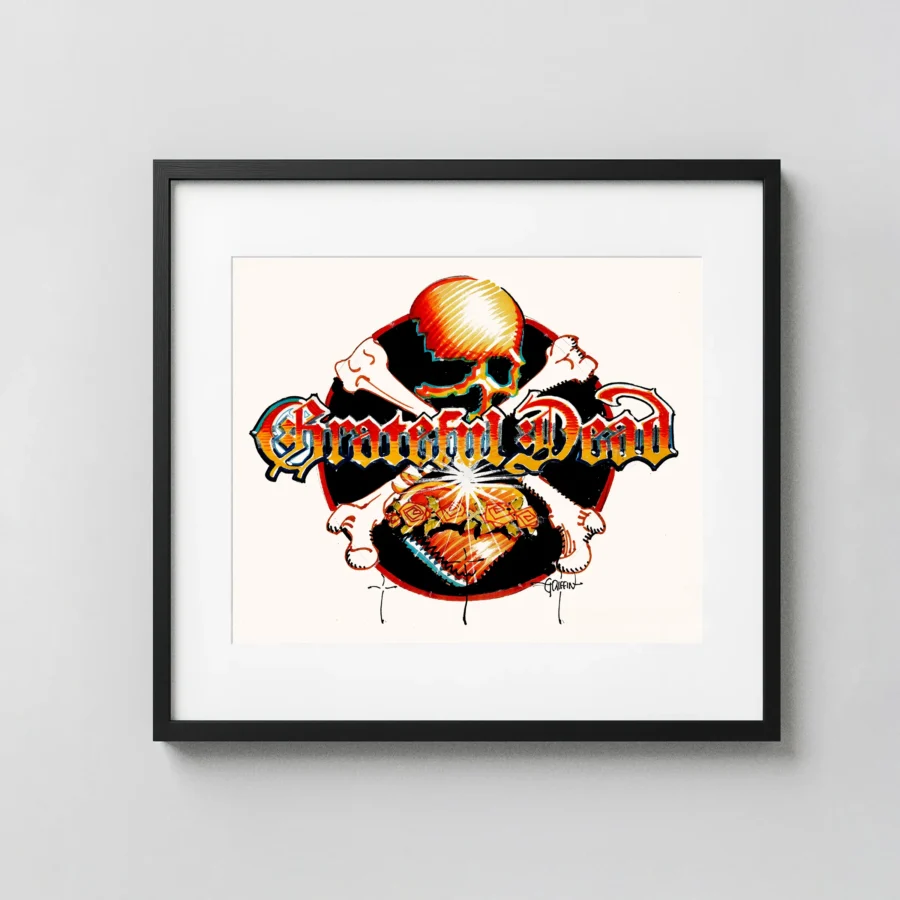 Rick Griffin Grateful Dead Reckoning Album Preliminary Art and Printed Poster