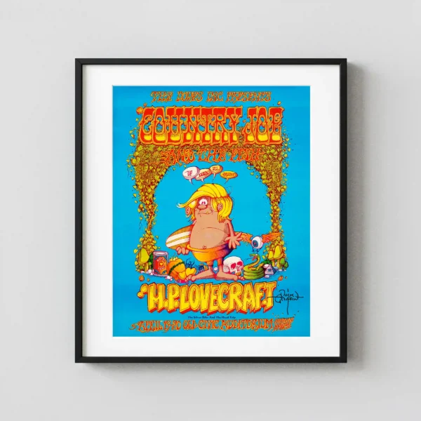 Rick Griffin- 1968 "Murphy"-Themed Country Joe & the Fish Concert Poster