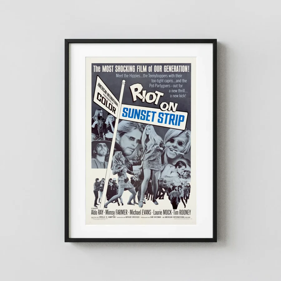 Riot on Sunset Strip (American International, 1967) Music Poster