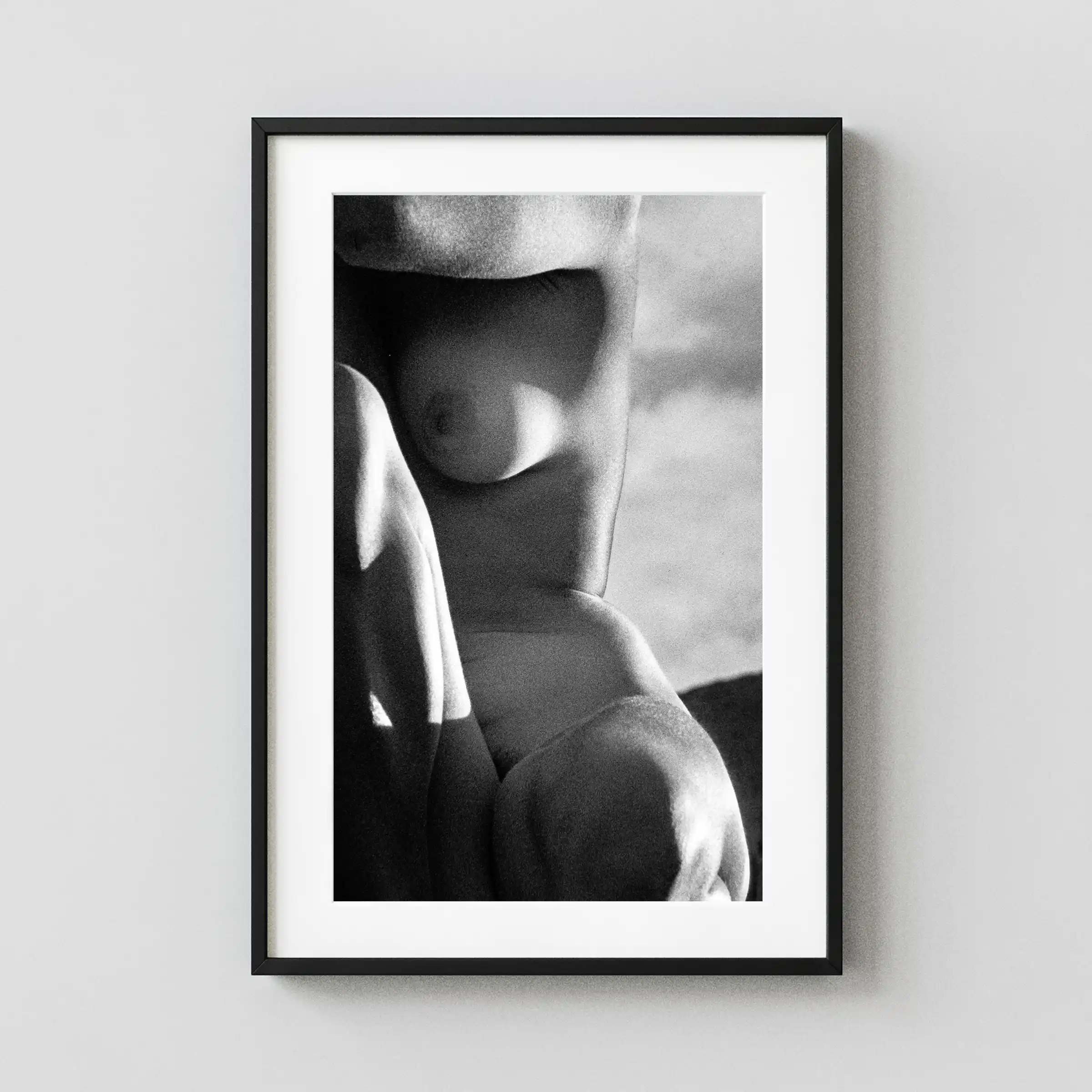 Rockport Nude 1947 displayed as a framed wall mockup