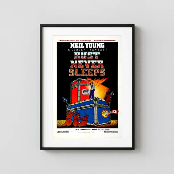 Rust Never Sleeps 1979 Music Poster