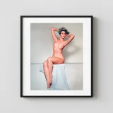 Seated Nude On Ledge 1945 Photography Print