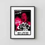 Sex Pistols 1978 Stockholm, Sweden Concert Poster