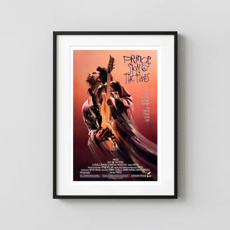 Sign 'O' the Times (Cineplex-Odeon, 1987) Music Poster