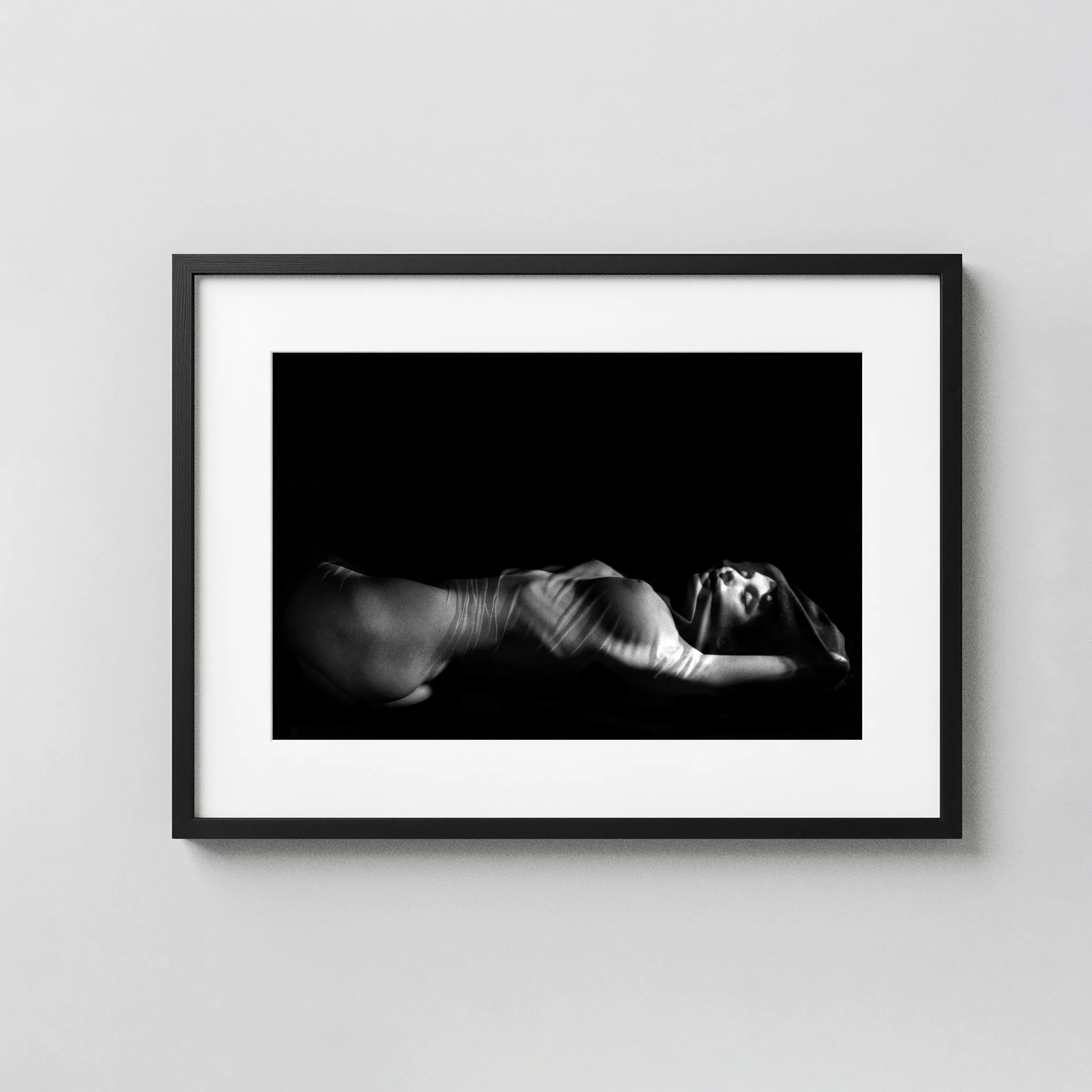 Silk 1968 Nude displayed as a framed wall mockup