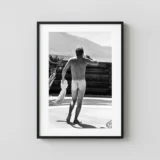 Steve McQueen Walking Naked In His Backyard 1963 Nude Photography Print