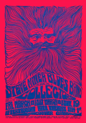 Steve Miller Band 1967 Poster