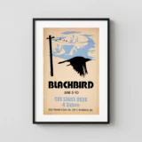 Stevie Ray Vaughan, Blackbird 1971 Austin, Texas Concert Poster
