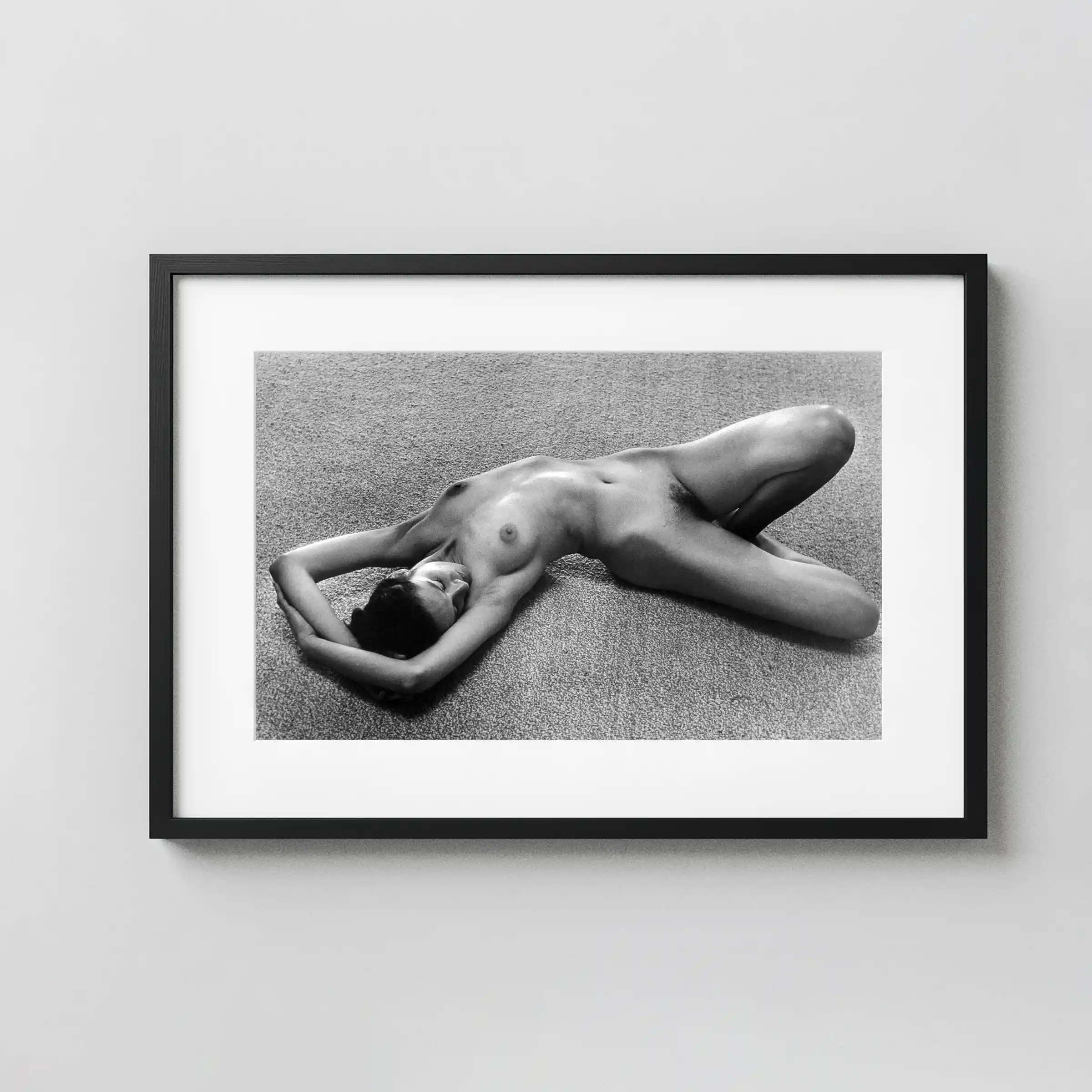 Sublime 1967 Nude displayed as a framed wall mockup