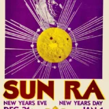 Sun Ra 1973, 74 Ann Arbor, MI Concert Poster