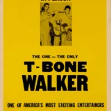 T-Bone Walker 1957 "the One - the Only" Tour-Blank Concert Poster