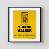 T-Bone Walker 1957 "the One - the Only" Tour-Blank Concert Poster