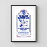 The Allman Brothers Band, Lynyrd Skynyrd 1974 Music Poster