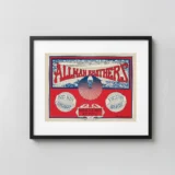 The Allman Brothers Band (with Duane) 1970 Boston Tea Party Concert Poster
