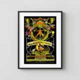 The Allman Brothers Band with Duane 1971 Fillmore West Poster