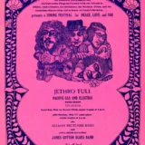 The Allman Brothers Band with Duane, Jethro Tull 1970 College Concert Poster