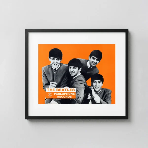 The Beatles 1963 EMI, Parlophone British Promotional Poster