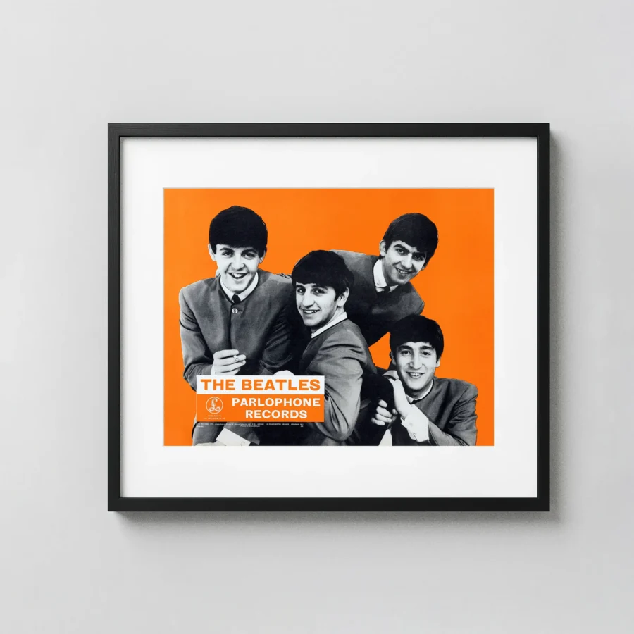 The Beatles 1963 EMI, Parlophone British Promotional Poster
