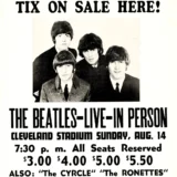 The Beatles 1966 Cleveland, Ohio Final-Tour Concert Poster