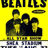 The Beatles 1966 Shea Stadium NY Concert Poster