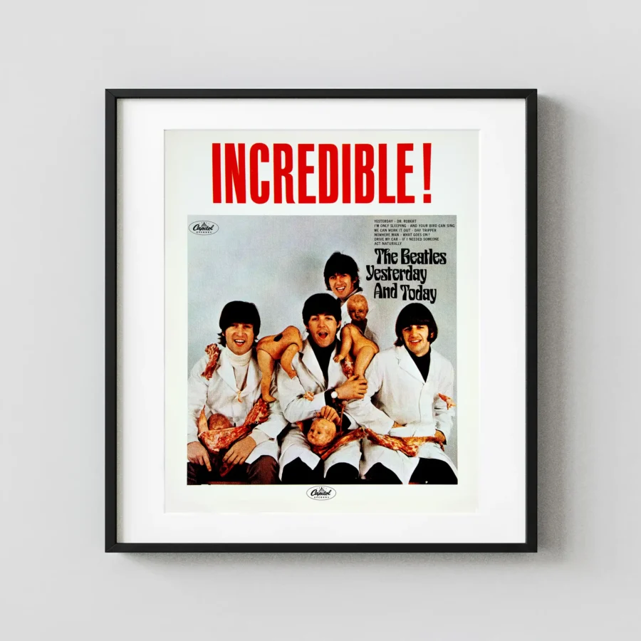 The Beatles 1966 Yesterday & Today Butcher Cover Promo Poster