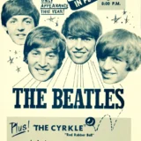 The Beatles, the Ronettes 1966 Washington D.C. Concert Music Poster