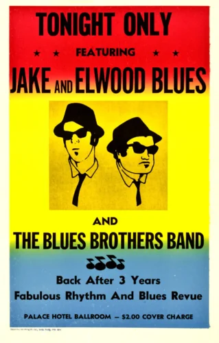 The Blues Brothers (Universal, 1980) Music Poster