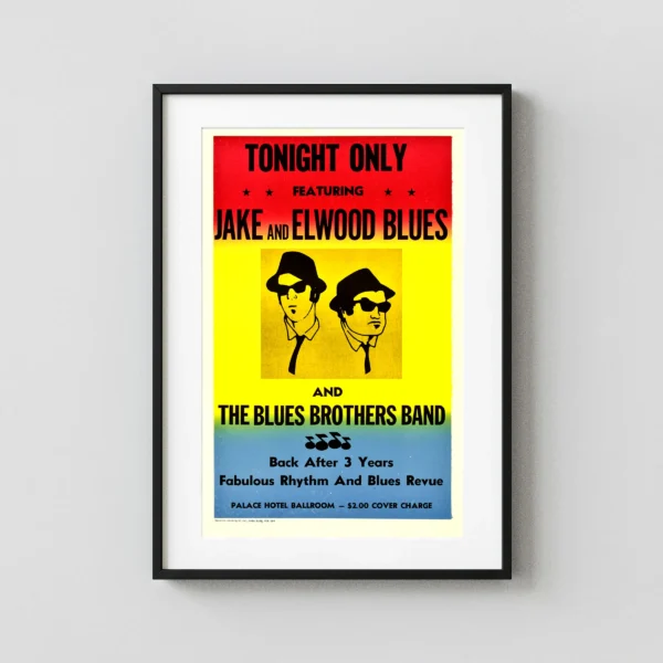The Blues Brothers (Universal, 1980) Music Poster