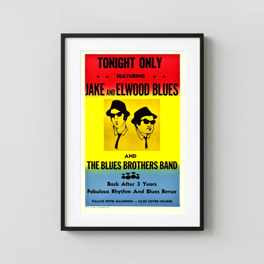 The Blues Brothers (Universal, 1980) Music Poster