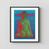 The Blues Project 1967 San Francisco Neon Rose Concert Poster