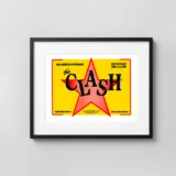 The Clash 1981 Large Bond Casino Concert Poster