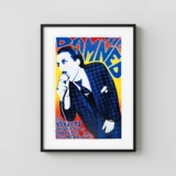 The Damned, the Adverts 1977 University of Lancaster, England Concert Poster