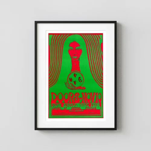 The Doors 1967 Seattle, WA Concert Poster