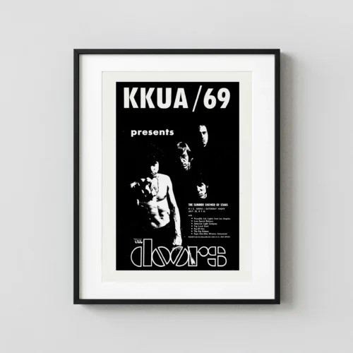The Doors 1968 Honolulu, Hawaii Concert Poster