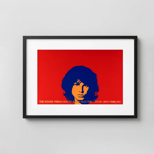The Doors 1969 Electric Circus, New York Concert Poster