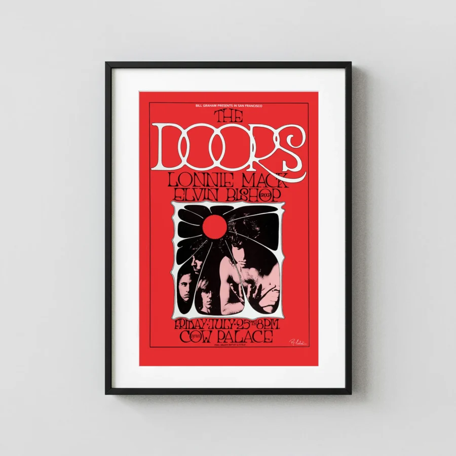 The Doors 1969 San Francisco Cow Palace Concert Poster