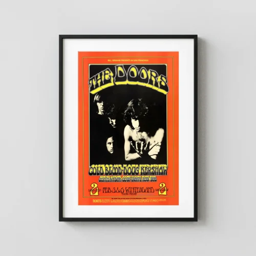 The Doors 1970 Winterland, San Francisco Concert Poster