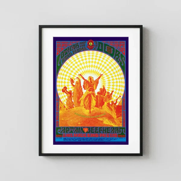The Doors, Captain Beefheart 1967 Denver, CO Concert Poster
