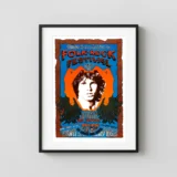 The Doors No. Cal. Folk-Rock Festival 1968 Concert Poster