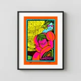 The Doors, Procol Harum 1967 San Francisco Concert Poster