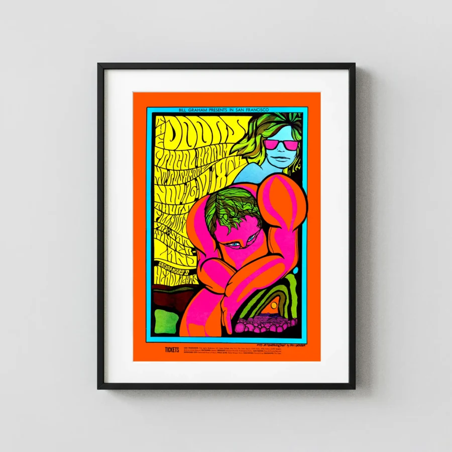 The Doors, Procol Harum 1967 San Francisco Concert Poster