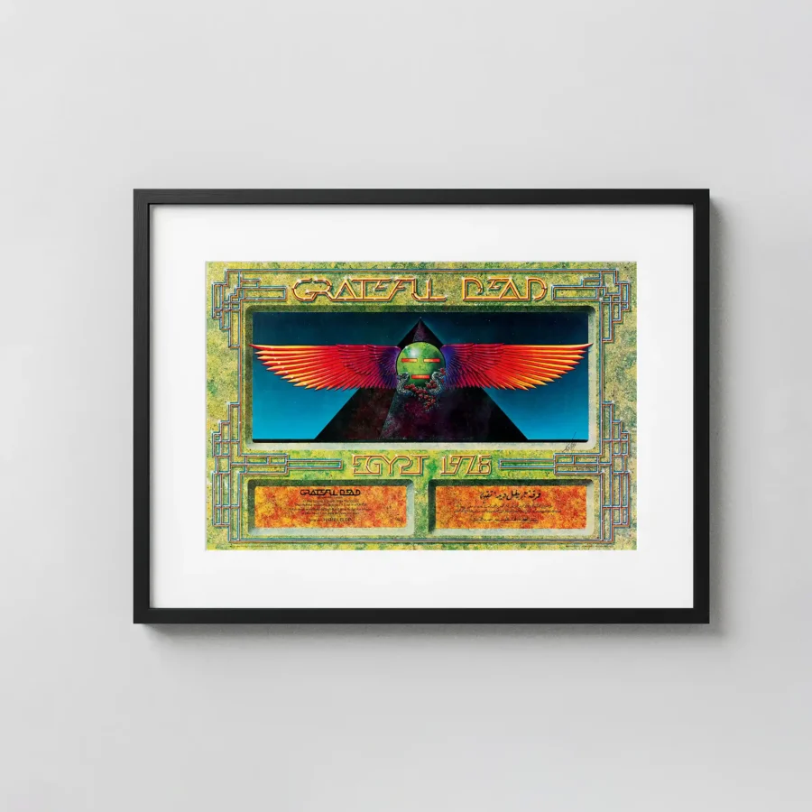 The Grateful Dead 1978 Cairo, Egypt Concert Poster