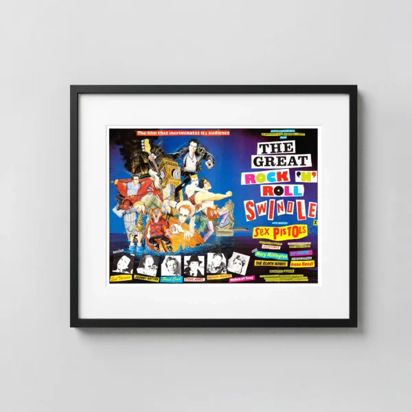 The Great Rock 'N' Roll Swindle (Virgin Films, 1980) Music Poster