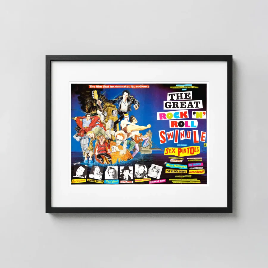 The Great Rock 'N' Roll Swindle (Virgin Films, 1980) Music Poster