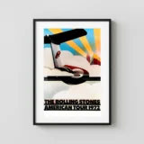 The Rolling Stones 1972 American Tour Poster - Alternate Design