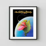 The Rolling Stones 1973 Australian Tour Poster
